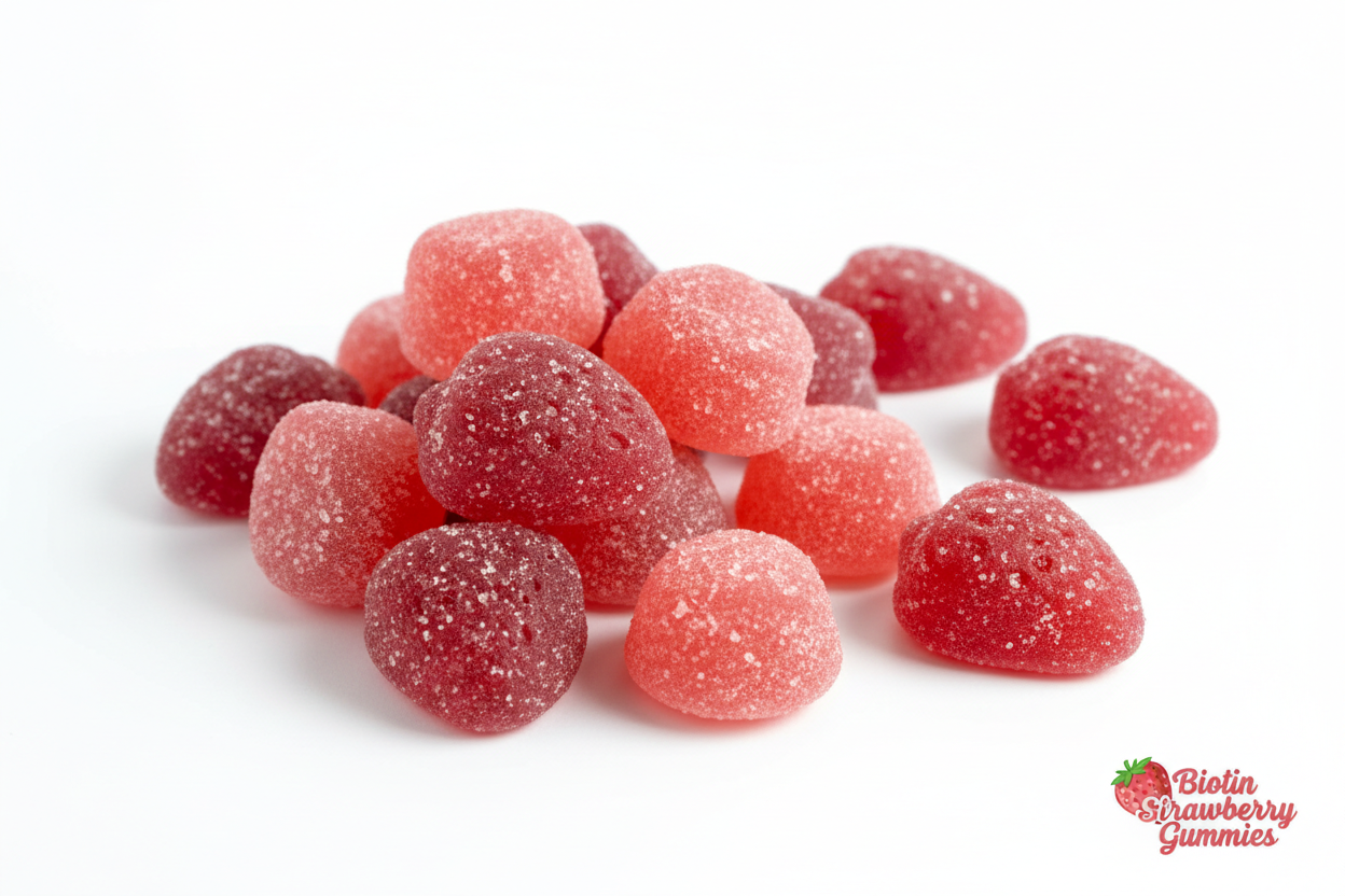 Biotin Strawberry Flavour Gummies